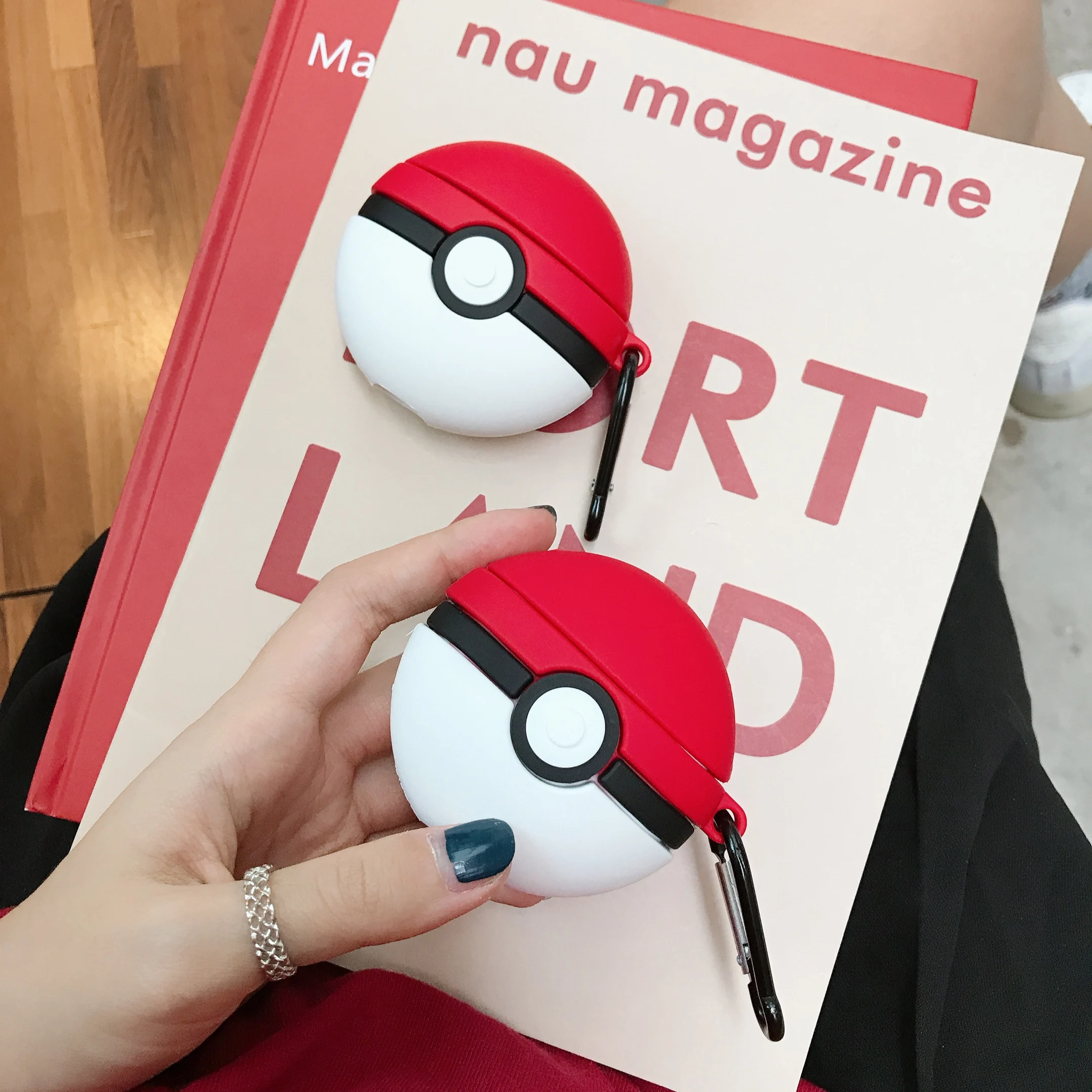 Custodia Per Cuffie Anime Poke Ball Per Jabra Elite 2 3 5 8 10 Custodia Protettiva In Silicone 3D Per Jabra Elite 4 Cover Protettiva Attiva