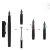 Set of 3 Jinhao 100 Fountain Pen Nibs with Black Section Feed ( F and M) Gold/Silver Trim-Compatible with Jinhao 159,750,450, 82 6