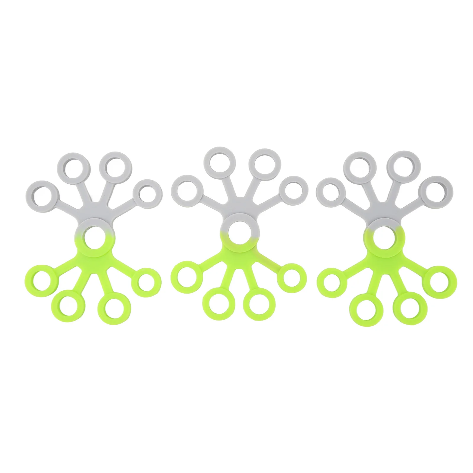 

Hand Grip Finger Strengthener Tear Proof 6.6LB 11LB Light Grey Green Finger Strength Trainer for Athletes for Daily Use