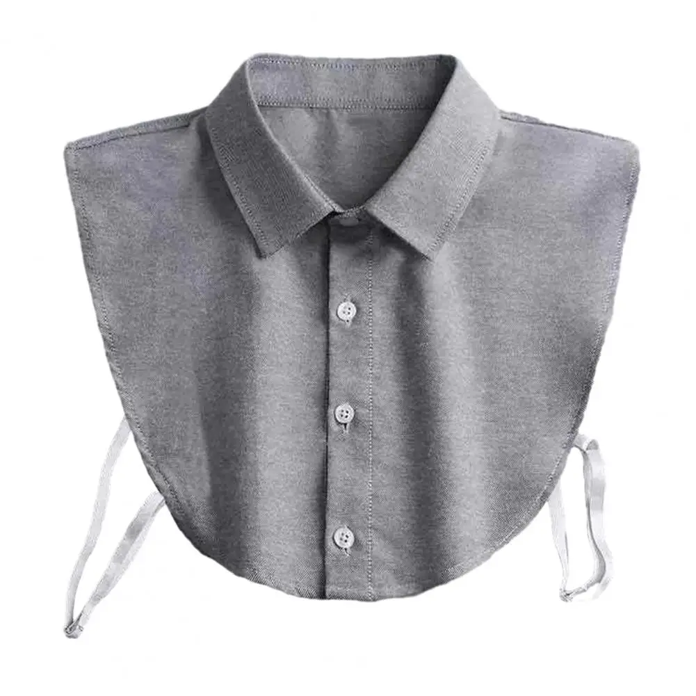 False Collar Women Cotton Fake Collar Blouse Vintage Solid Detachable Shirt Collar False Lapel Blouse Top Women Clothes Accessories