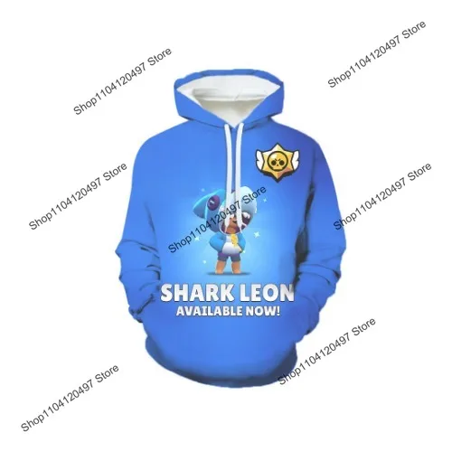 thumbnail image 1 of Sudadera con capucha para niños, disfraces de cosplay de 4 a 16 años, ropa de invierno, jersey con capucha, sudadera con capucha, juego de anime para niños, ropa de cosplay de Leon, tops de forro pola, 1 of 5
