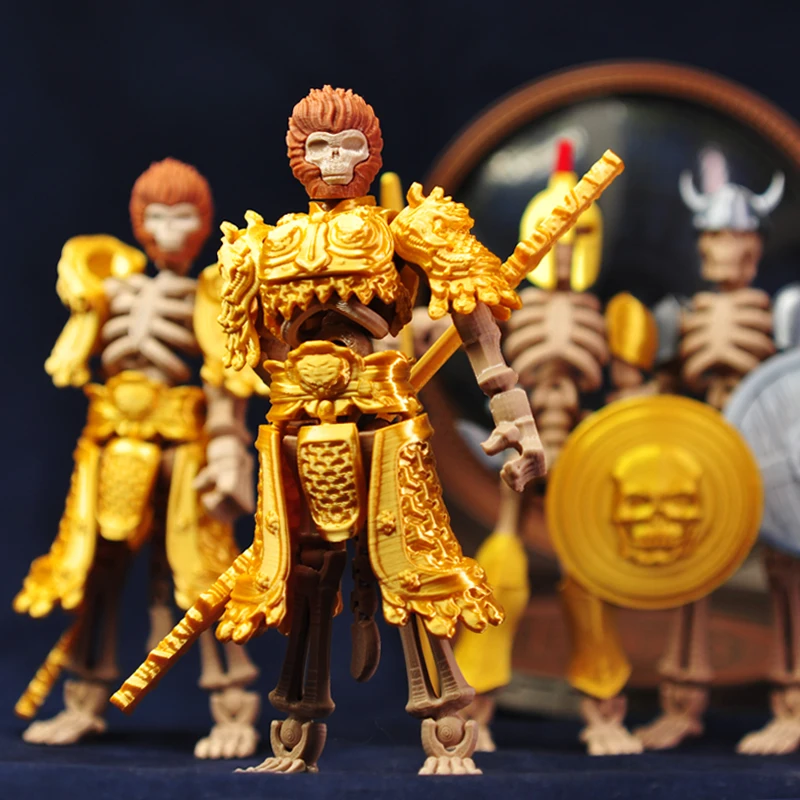 38-kT THE SKELETON ミヤビ スケルトン 新品未開封 In Stock 3D printed 1/12 Skeleton Vikings Soldier Sparta