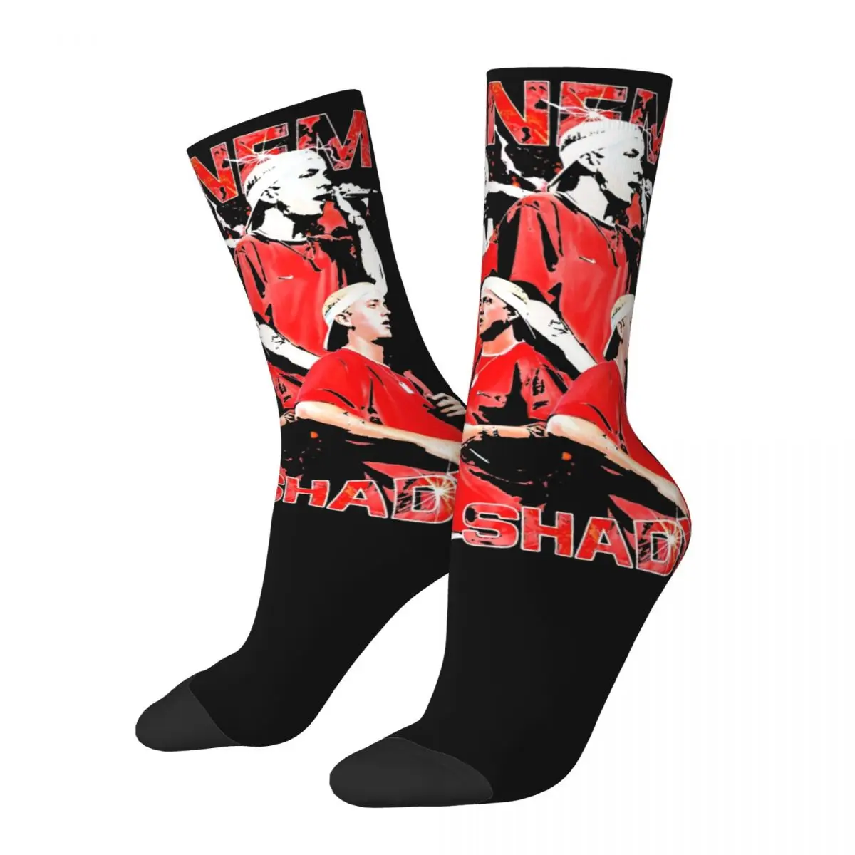 

Winter Warm Cool Men's Women's Eminem Socks Breathable Basketball Socks