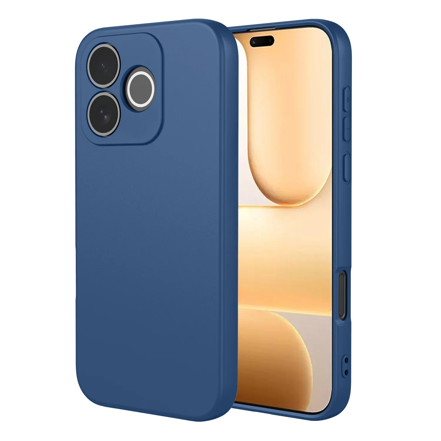 Colorful Flexible Liquid Silicone Protective Back Cover