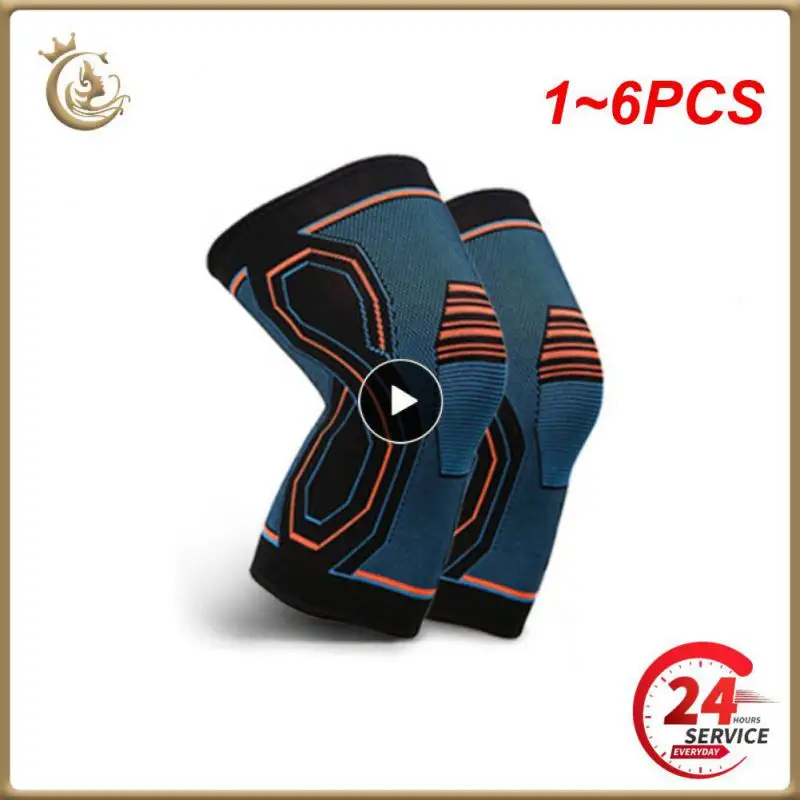 

1~6PCS Compression Knee Brace Workout Knee Support for Joint Pain Relief Running Biking Basketball Knitted Knee Sleeve for Adult