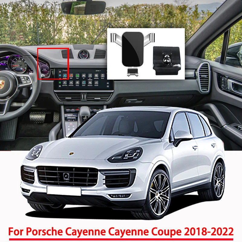 

Автомобильные аксессуары, держатель для Porsche Cayenne Coupe 2018-2022, гравитационная навигация, специальный кронштейн, поддержка GPS