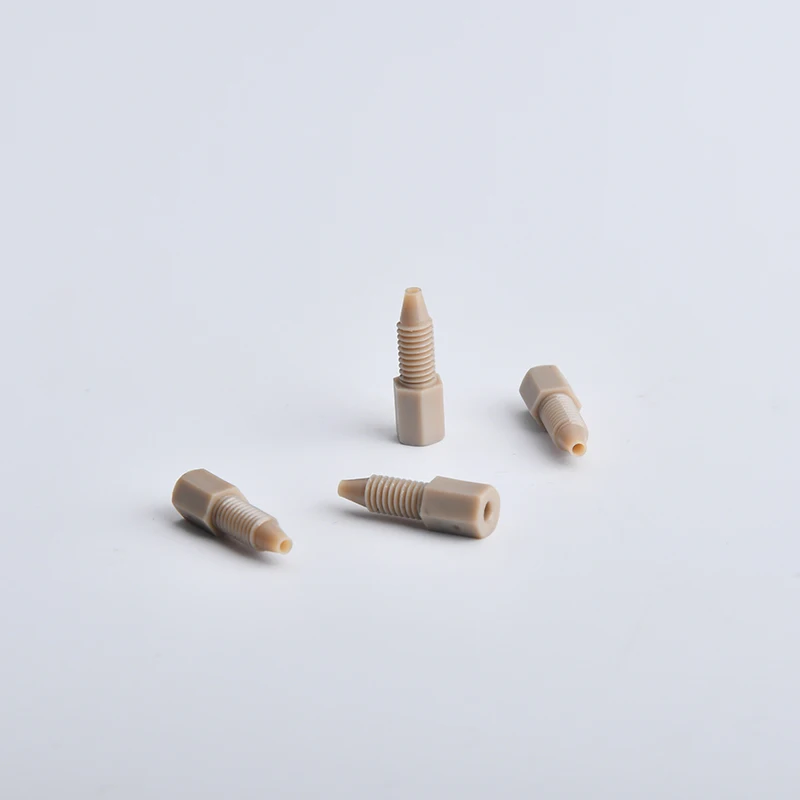 peek encaixes de tubulacao plastico alta precisao uma peca 03