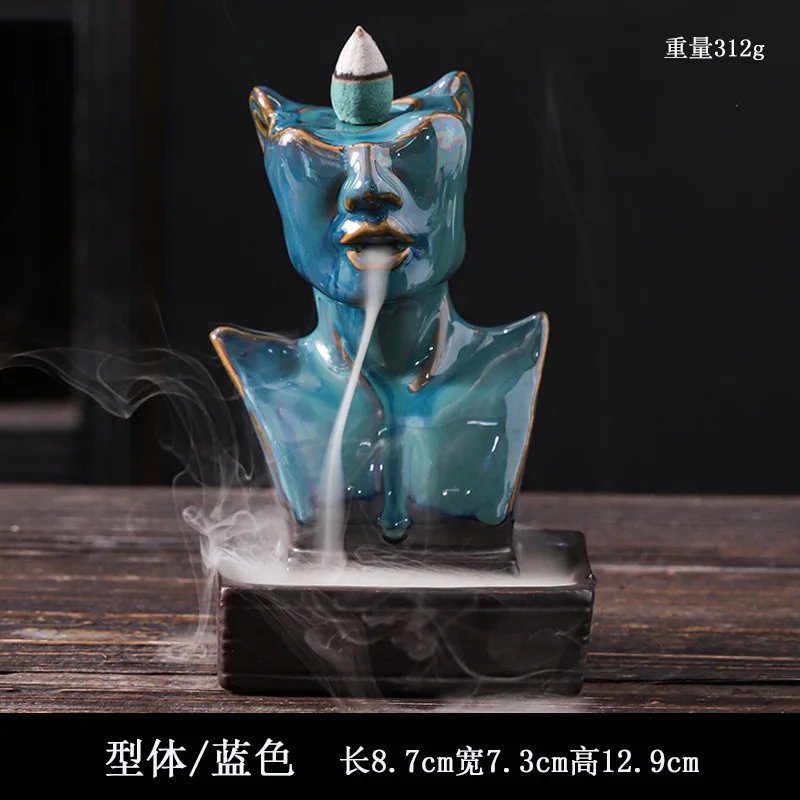 موقد بخور من السيراميك ، فيل جميل إبداعي ، موزع عط...