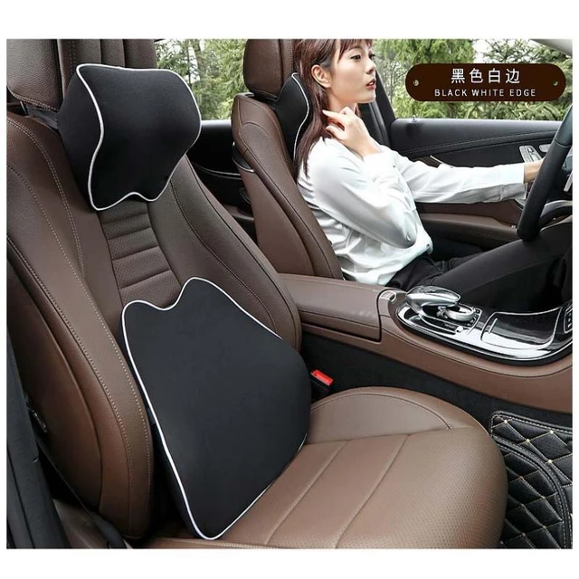 Car Neck Headrest Pillow Auto Seat Head Support Protector Automobiles Seat  Rest Memory Cotton Under The Neck In The Car - AliExpress