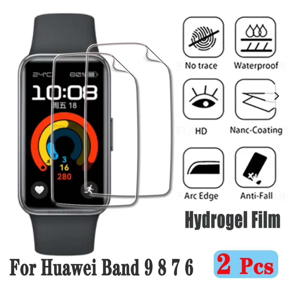 Hydrogel Film Screen Protector for Smartwatches - 2 Pack