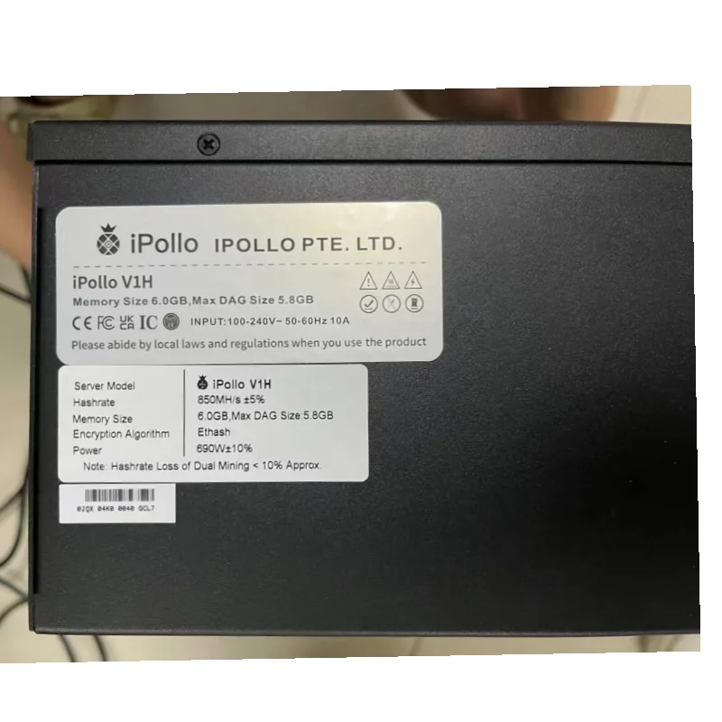 채굴 기계, Crypto Apollo V1 Hyd, 850MH/s, 무료 배송
