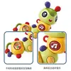 Baby's sound and light transition cartoon caterpillar, with lighting, music, puzzle and fun early education baby toys 2