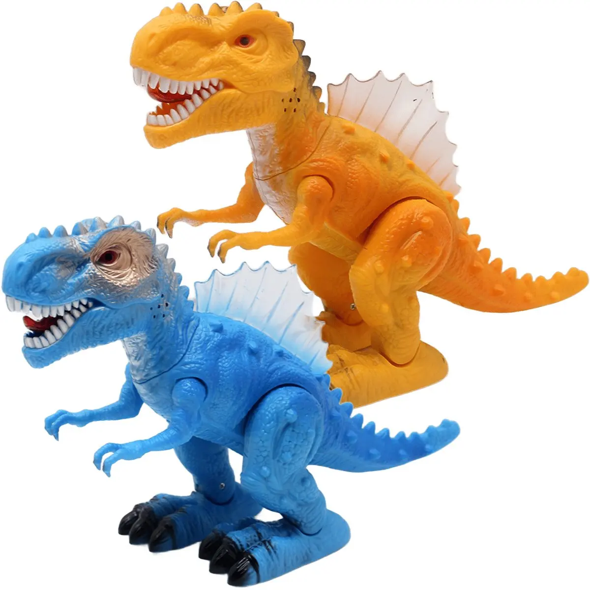 Brinquedo Tiranossauro Rex Dino Com Luz LED Sons Movimentos