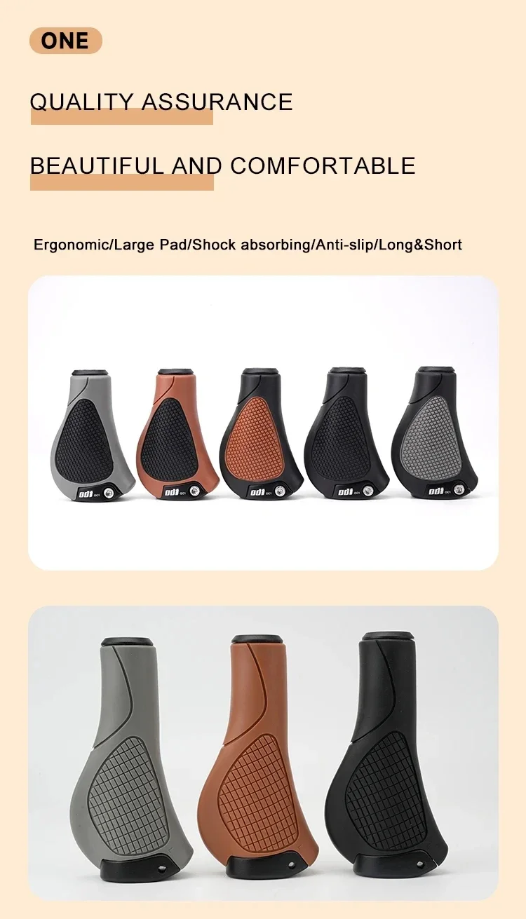 Description Picture 4 of itemODI MTB Handlebar Grips Ergonomics Mountain Bicycle Folding Bike Cover Ultralight Anti Slip Bike Handle Cover Including Plug