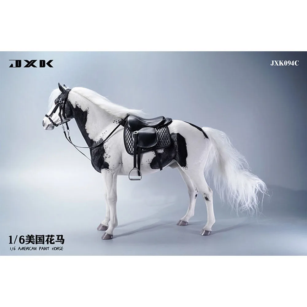 4 Colors JXK JXK094 1/6 Collectible American Paint Horse with