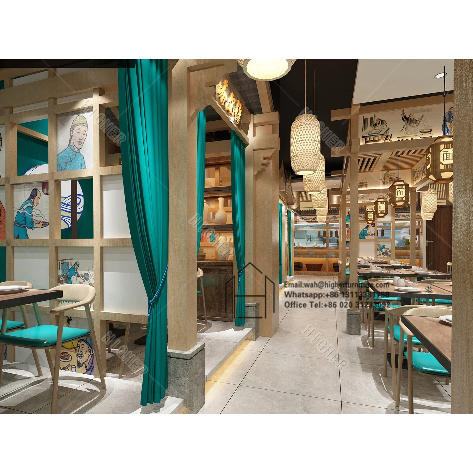 high quality restaurant table wooden dinning table and chair set for restaurant and bar