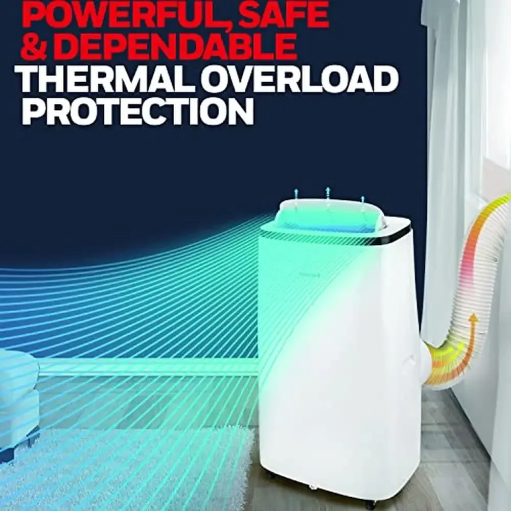 Portable AC Dehumidifier 10000 BTU Bedroom Living Room 450 Sq. Ft. Cooling Remote Control 4