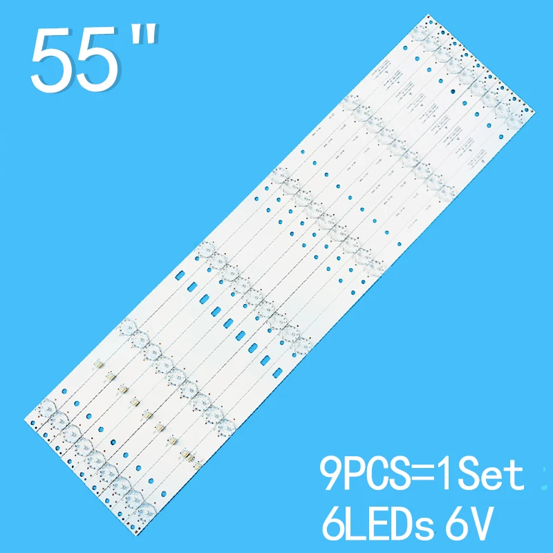 새로운 9 개/몫 8A + 1B 6LEDs 6V 55 