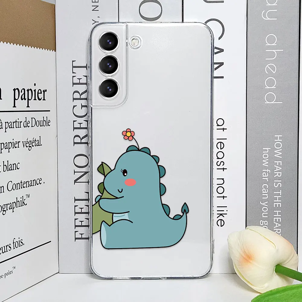 Cute Green Pink Dinosaur Couple Phone Case for Samsung Galaxy S25 S24 S23 S22 S21 Ultra Plus FE clear Soft Covers Paired Fundas 5 Cute Green Pink Dinosaur Couple Phone Case for Samsung Galaxy S25 S24 S23 S22 S21 Ultra Plus FE clear Soft Covers Paired Fundas – Bild 5