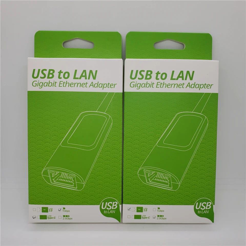 맥 노트북 PC용 C타입 이더넷 기가비트 네트워크 어댑터, 2.5G USB3.0, 2500Mbps USB 3.0, RJ45 LAN 유선 네트워크 카드, 2.5Gbps