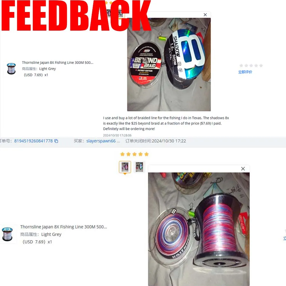 Thornsline Japan 8X Fishing Line 300M 500M 1000M 8 Strands Braided Fishing Line Multifilament PE for Carp Wire fishing line fishing tackle