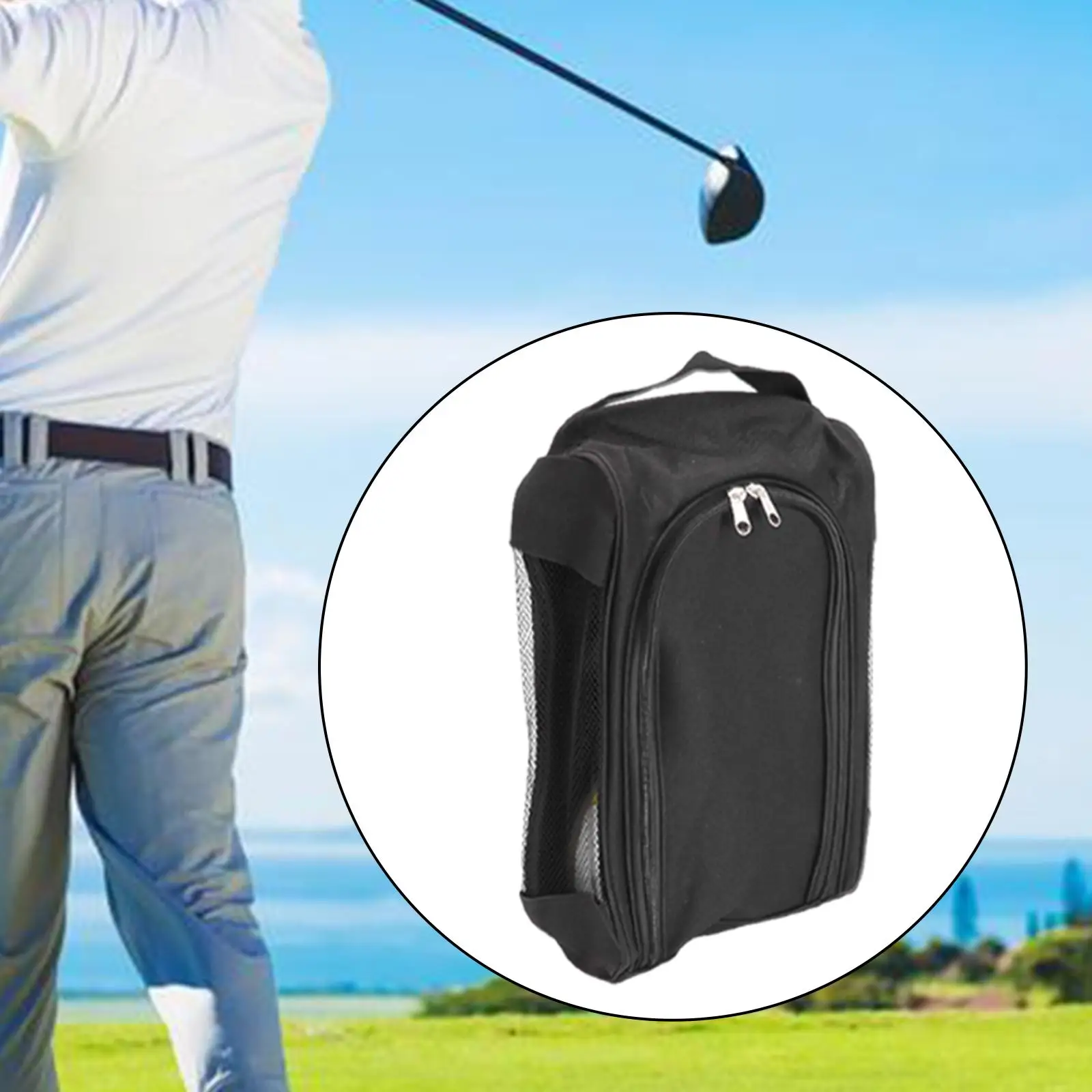 

Golf Shoes Bag Men Women Organizer Gift Portable Shoe Bag Multifunction Travel Accessories Pouch Shoe Carry Bag Sports Shoes Bag