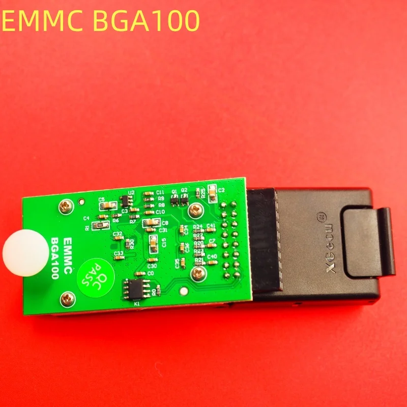 XGecu T48(TL866-3G) 프로그래머용 100% 오리지널 EMMC BGA100 어댑터 소켓 새로운 V2.0 듀얼 헤드 프로브 홀더, 안정적인 접점