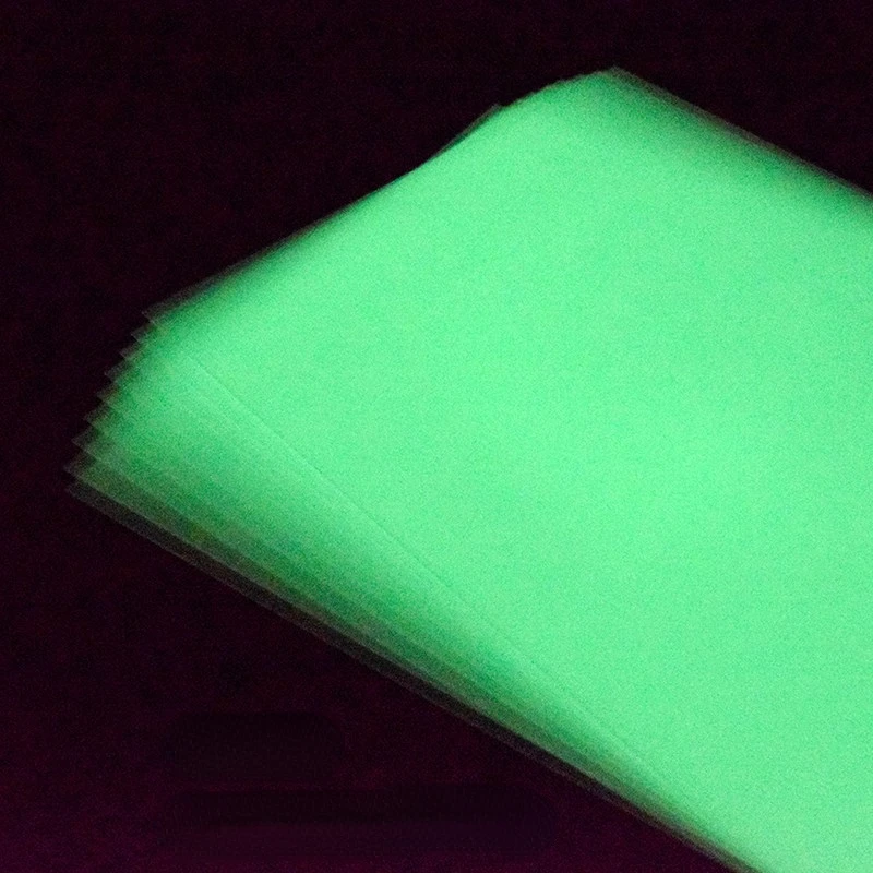 10pcs Luminous Heat Shrink Sheet Glow In The Dark Shrink Films Translucent Decor Films for DIY Material Hand-painted Ornament