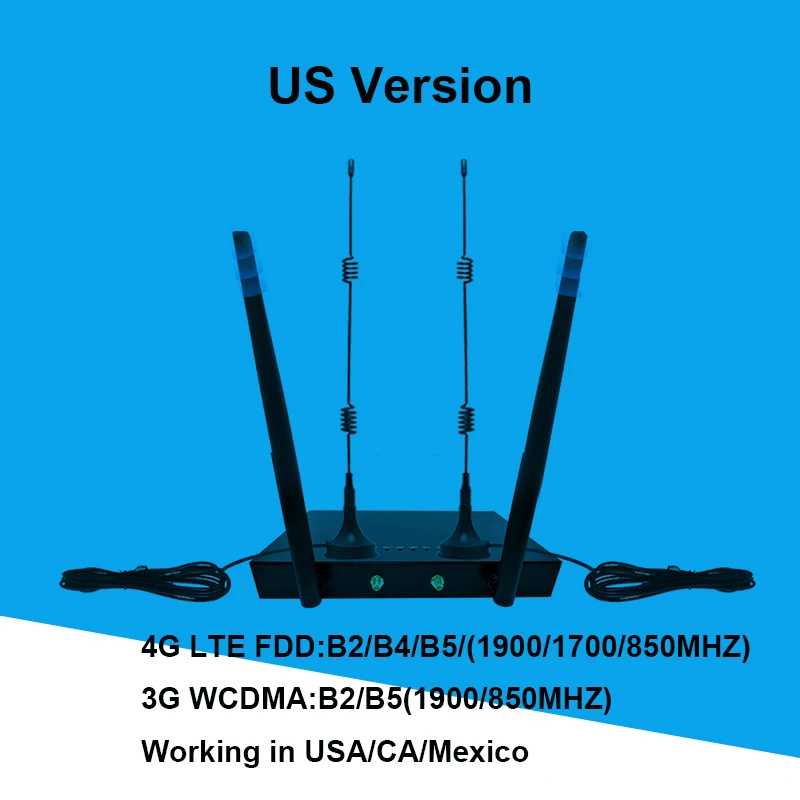 wifi signal booster KuWFi 4G WiFi 300Mbps CPE Router Với Khe Cắm Sim Modem Hỗ Trợ 32 Wifi Người Sử Dụng Bên Ngoài 4 ăng-ten Hỗ Trợ WPS WPA WPA2 mesh wifi router Wireless Routers