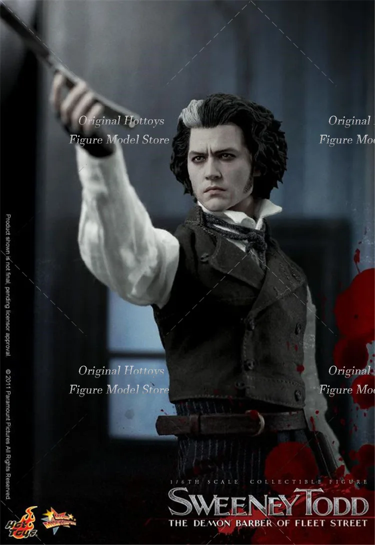 HT HotToys MMS149 1/6 Soldier Johnny Depp Sweeney Todd：The