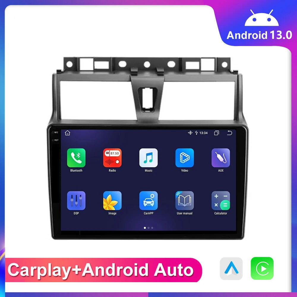 

Автомобильная Мультимедийная система Carplay, беспроводная, Android 13, 8 ГБ + 256 ГБ, для Geely Emgrand EC7 1 2016 2017 2018