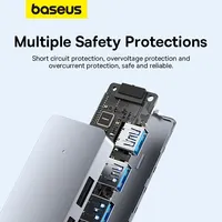 Baseus Usb Hub 4 Port ABS Hub Usb 3 0 for Laptop Multi Splitter Adapter For Xiaomi Lenovo Macbook PC Computer Accessories 3