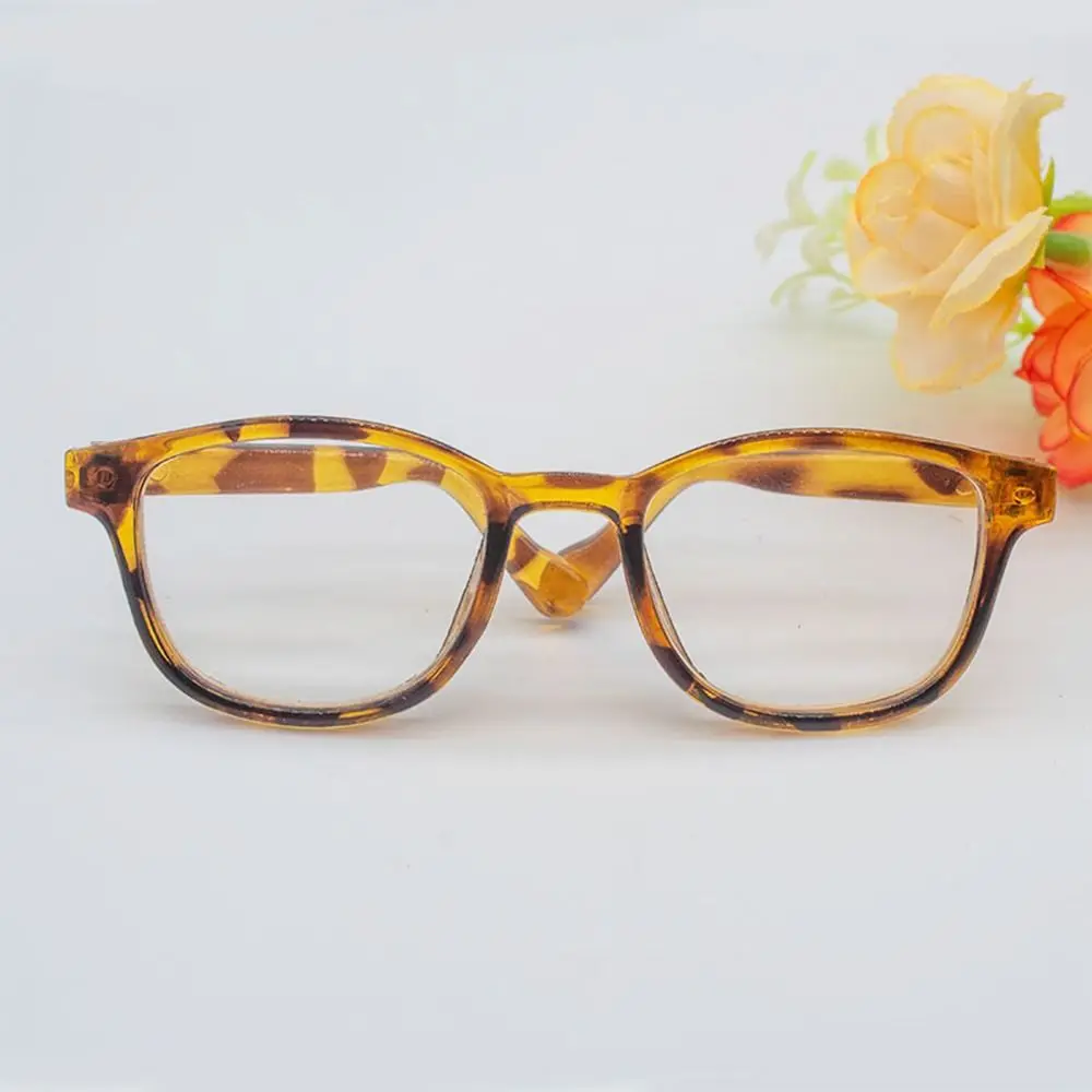 8.5/9,5 cm Mode brille für 15cm/20cm Puppen niedliche runde Rahmen Plüsch puppen brille für bjd Mini Plüsch puppen zubehör – Detail 6