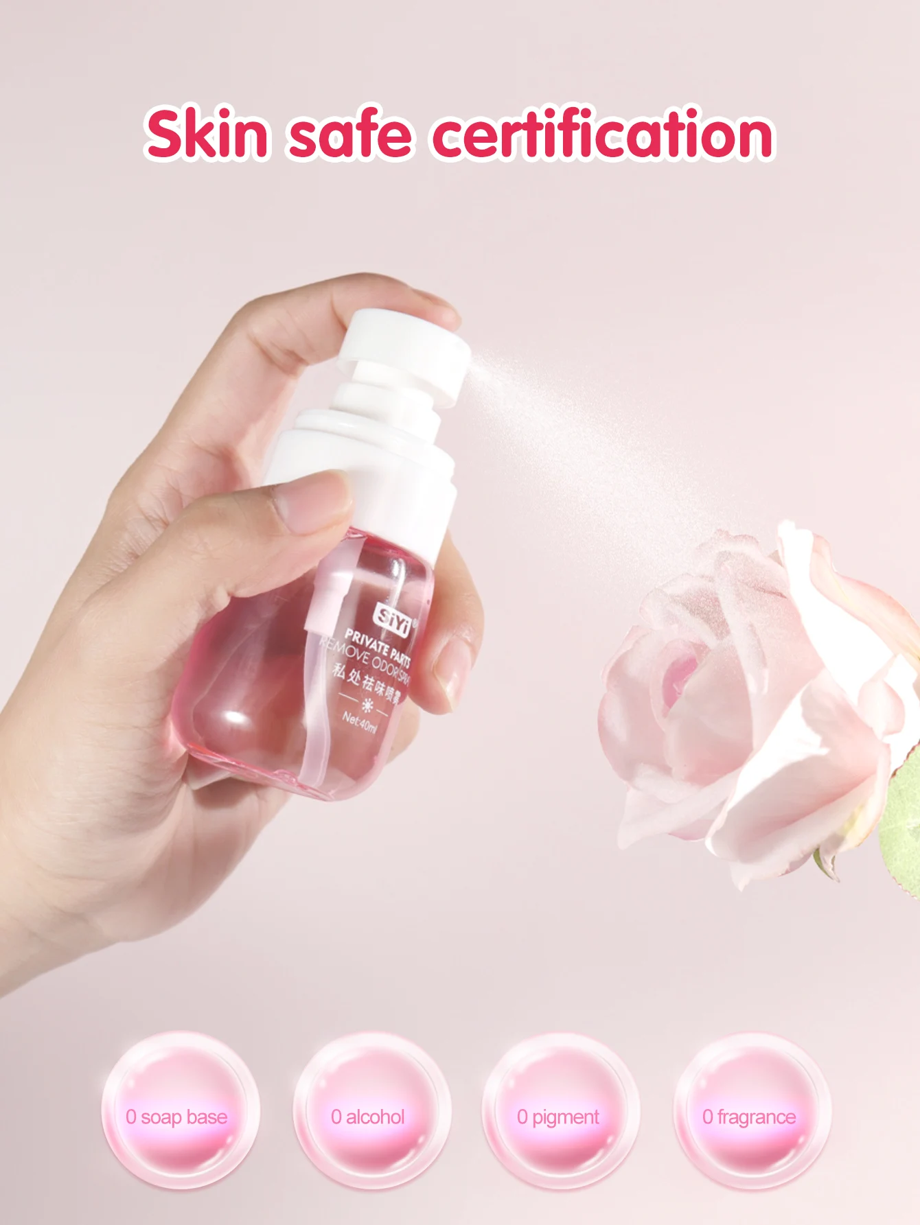 Women Vaginal Spray Reduce Odor Moisturizing Care Intimate Fresh Feminine Clitoris Vaginal Deodorant 40ml female vaginal spray
