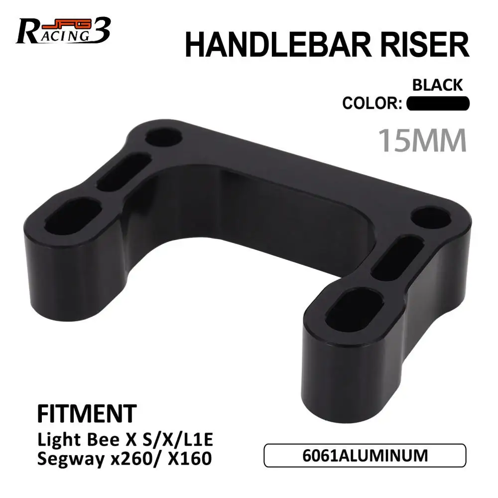 

Motorcycle 15mm 25mm Handlebar Riser Head Up Raiser Adaptor Durable For Surron Sur-Ron Lightbee Light Bee X S L1E Segway X260