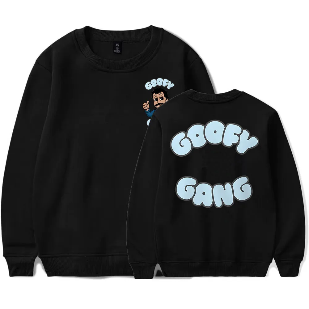 Goofy Gang Crewneck Sweatshirt Morgan Jay Singer Druck Hoodies Langarm Unisex Streetwear Lose Männer Frauen Pullover Grafik
