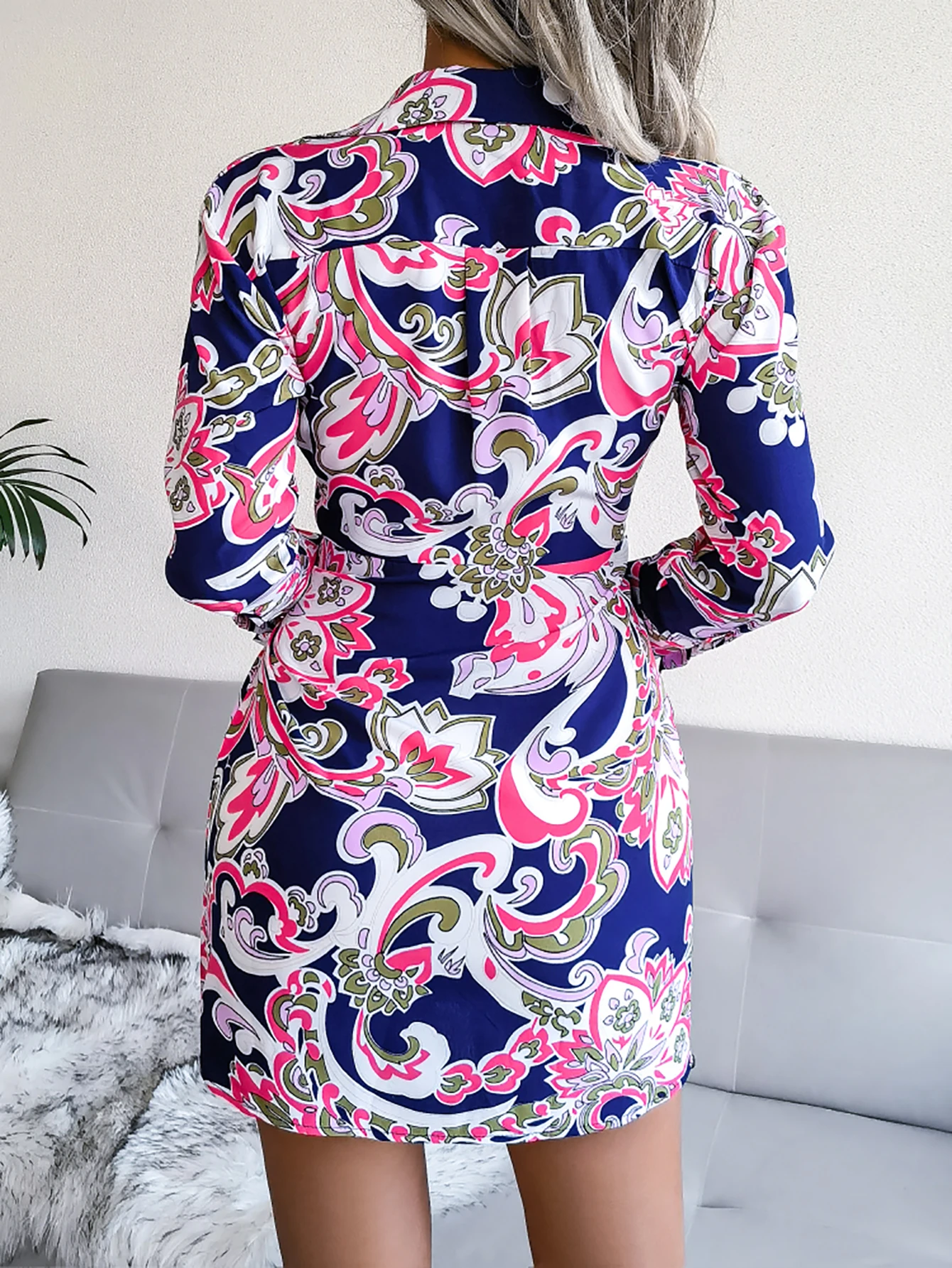 Floral Print Bodycon Dress for Women