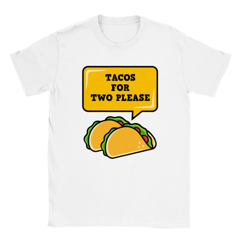

Классическая футболка Tacos для двоих, унисекс, с круглым вырезом