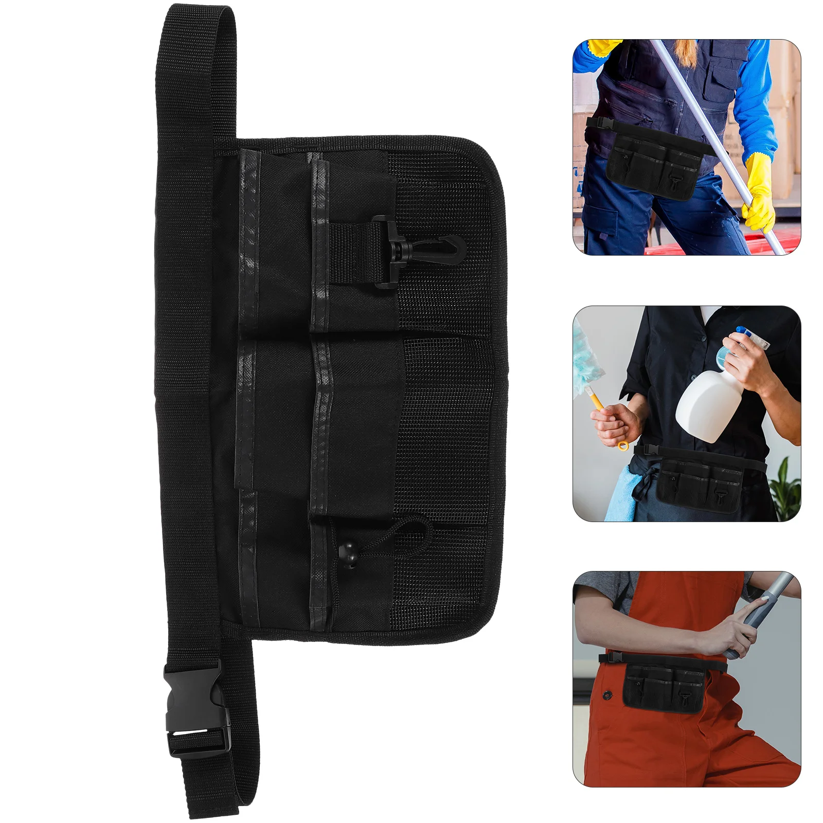 

Waist Tool Bags Bag Nylon Fanny Pack Adjustable Cleaning Tool Bags Apron Organizer Garden Tool Bags