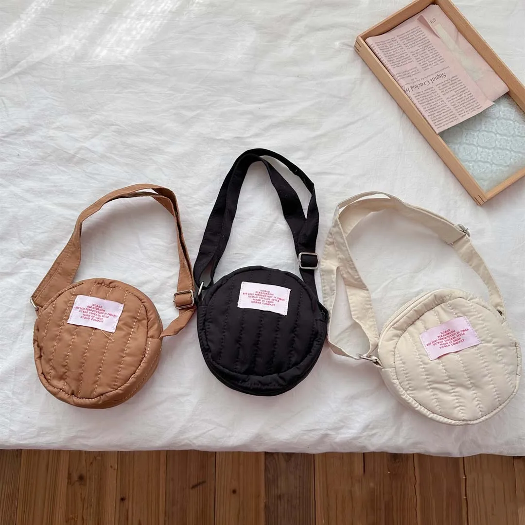 Korea Baby Bag With Label Children's Casual Wallet Bags Kids Bags For Boys Girls One Shouldre Bags Chidlren Messenger Bags 2