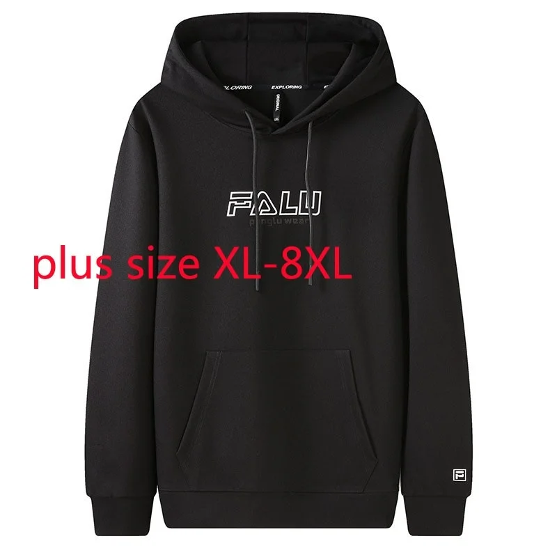 

Super Spring New Arrival Fashion And Autumn Extra Large Hooded Casual Plus Size XL 2XL 3XL 4XL 5XL 6XL 7XL 8XL