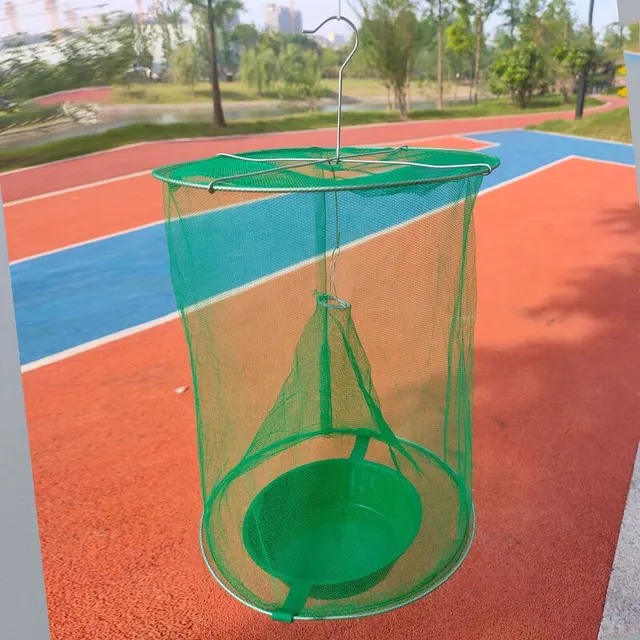 Légyfogó Kártevőirtó -Vezérlés Újrahasznosítható Függő Légy Fogó Ketrec Nettó Kert Lógó Madár Catchergarden