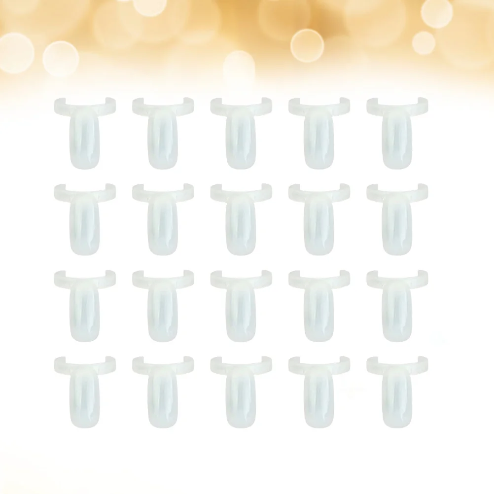 150pcs Nail Nail Tool Nail Display Board for Nail Salon (White) nail boards display ring for nail 4