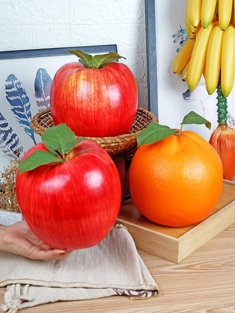 Large Simulation Orange Model Decorative Oranges for Home Photoaphy Props Window Display Prtional S Household Decor