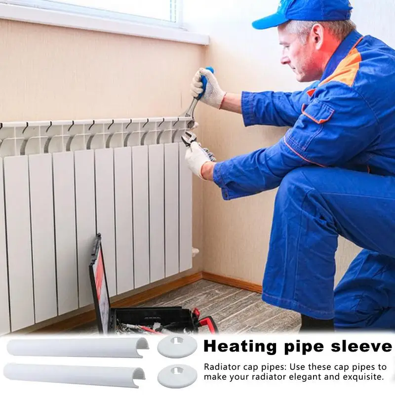 

Radiator Pipe Cover Water Guard Sleeves for Radiator Pipe Reusable Radiator Pipe Sleeve Covers for House Kitchen Rooms and