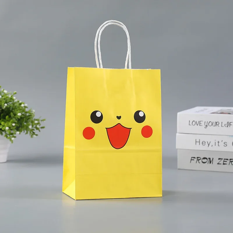 Sac d'emballage Pokémon pour enfants, sac cadeau à thème d'anniversaire,  cadeau de fête Pikachu, collation de bonbons, Salamèche, SLaura, jouet  cadeau - AliExpress