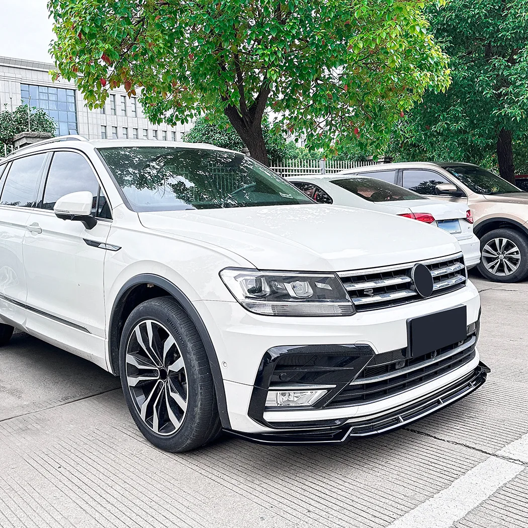 Car Bumper Spoiler Bumper Lip Car Front Bumper Lip Spoiler For Volkswagen Tiguan MK2 Rline