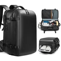 Travel backpack For Men waterproof 17.3 inch Business Laptop Backpack with Separate Shoe Bag outdoors Hiking camping backpack 1