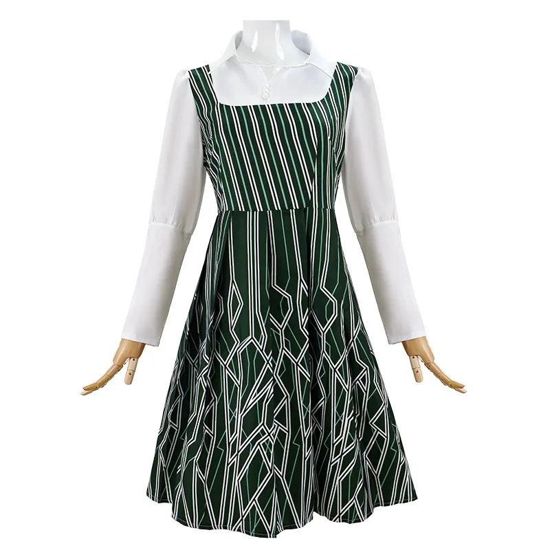 Wicked Cosplay Movie Nessarose Costume White Shirt Green Dress Full Set  Medieval Dresses for Women Girls Theme Party Holiday - AliExpress 200000532