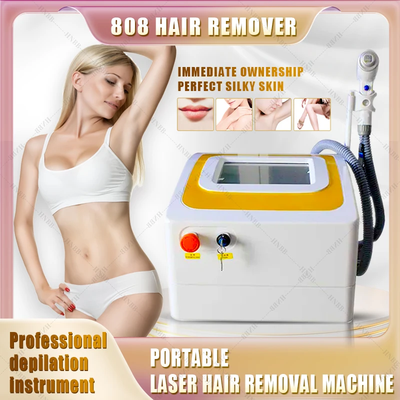 

808 Newest 2023 Diodes Laser High Quality Permanent Depilatory 3 Wavelength 755nm 808nm 1064nm Household Beauty Machine